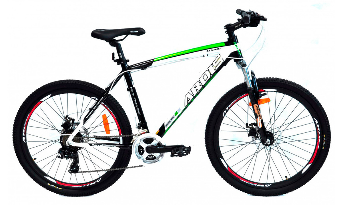 Фотографія Велосипед ARDIS SUMMIT ECO 26" 2021 розмір М Чорно-зелений